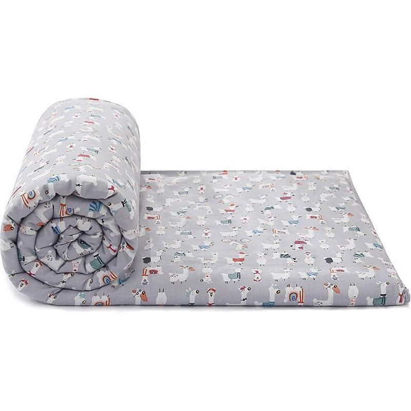 Foto van Luna verzwaringsdeken hoes kind - 4 seizoens dekbedovertrek - weighted blanket - dierenpatroon - 100*150 cm