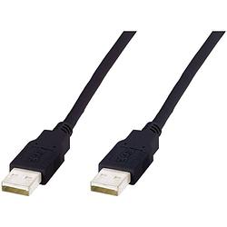 Foto van Digitus usb-kabel usb-a stekker 1.00 m zwart 10080004