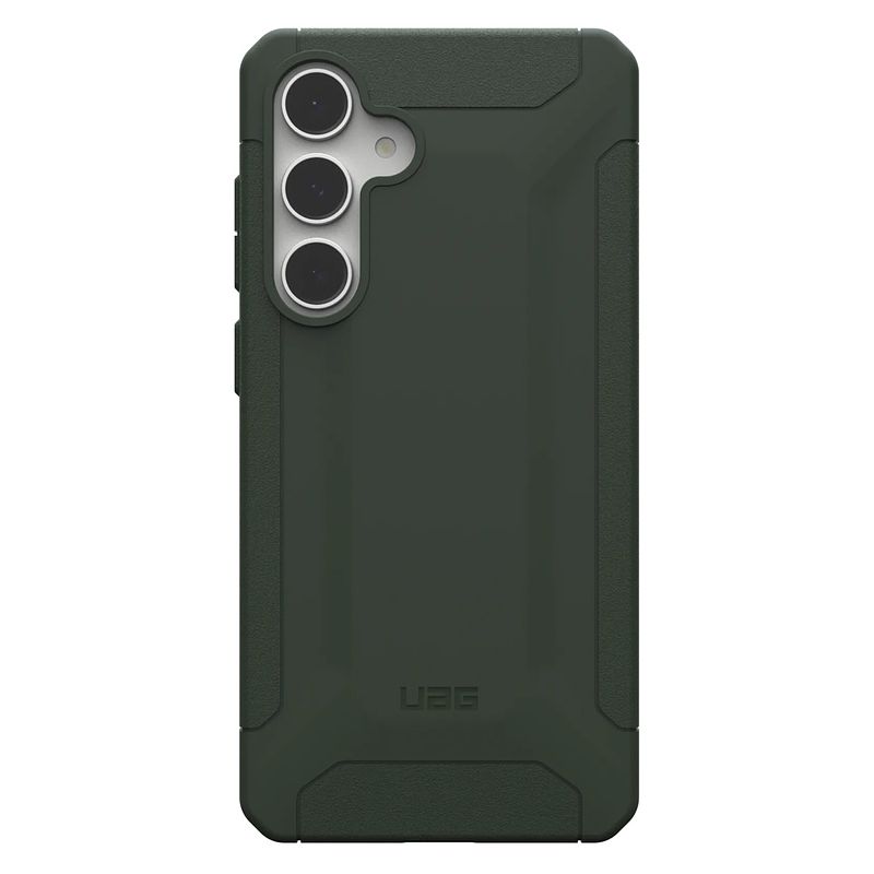 Foto van Uag uag scout backcover samsung galaxy s24 fe - olive drab telefoonhoesje groen