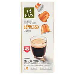 Foto van 3 voor € 6,00 | la place koffiecups espresso 10 stuks aanbieding bij jumbo