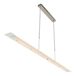 Foto van Moderne hanglamp - steinhauer - glas - modern - led - l: 170cm - voor binnen - woonkamer - eetkamer - zilver