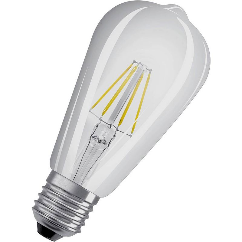 Foto van Osram led-lamp edison helder filament - 4,4w equivalent 40w e27 - warm wit