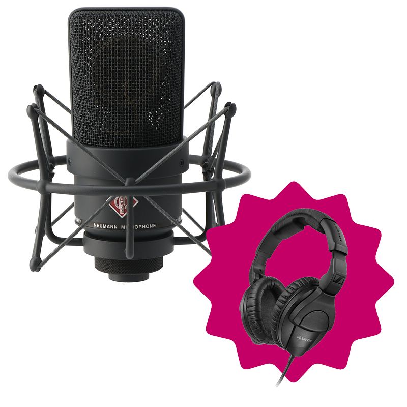 Foto van Neumann tlm 103 mt studio set condensatormicrofoon met gratis hd 280 koptelefoon