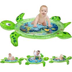 Foto van Rx goods baby opblaasbare waterspeelmat schildpad speelgoed - spelen met water - speelkleed & aquamat