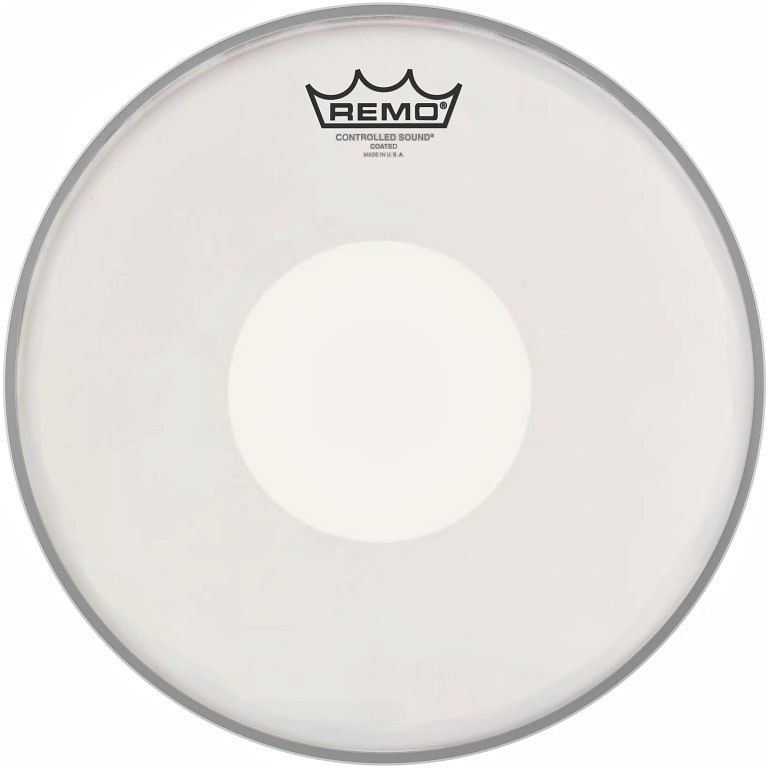 Foto van Remo cs-0114-00 14 inch snaredrumvel met witte dot