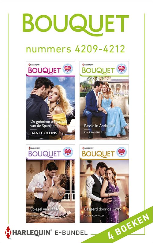 Foto van Bouquet e-bundel nummers 4209 - 4212 - clare connelly - ebook (9789402548556)