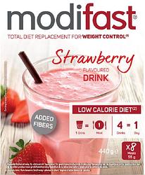 Foto van Modifast intensive weight loss milkshake strawberry