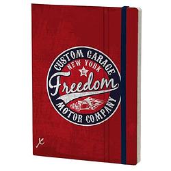 Foto van Stifflex notitieboek freedom 21 x 15 cm karton/papier rood