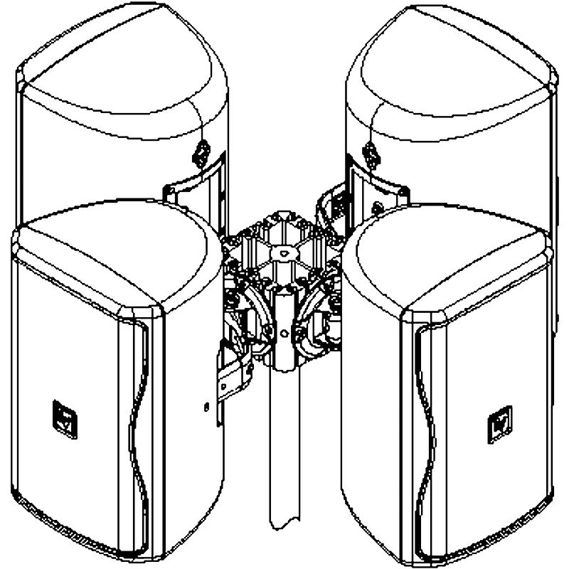 Foto van Electro-voice ab-ze speaker-beugel voor zx1 of evid