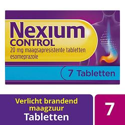 Foto van Nexium control tabletten bij brandend maagzuur, 7 stuks bij jumbo