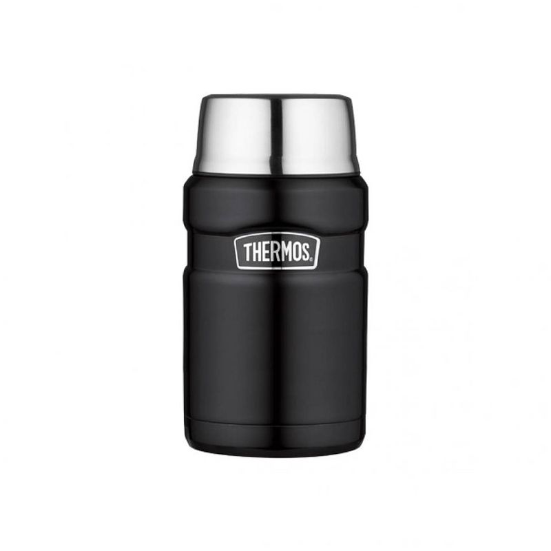 Foto van Thermos king voedselcontainer - 0,71 l - mat zwart