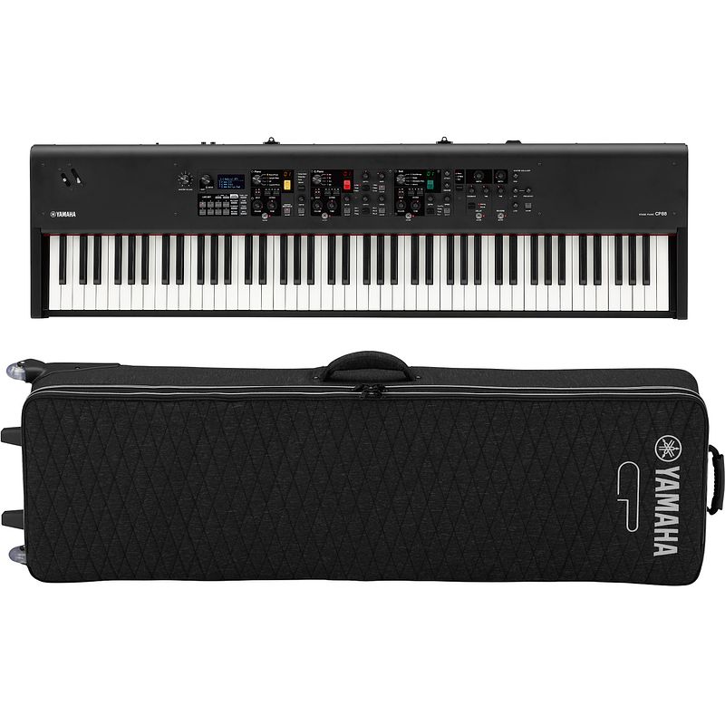 Foto van Yamaha cp88 set cp88 stage piano + softbag voor cp88