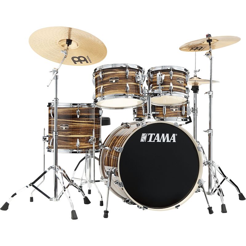 Foto van Tama ip50h6w-ctw imperialstar 5-delige drumkit coffee teak wrap