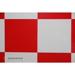 Foto van Oracover 691-010-023-010 strijkfolie fun 6 (l x b) 10 m x 60 cm wit, rood