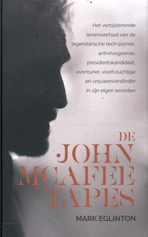 Foto van De john mcafee tapes - mark eglinton - hardcover (9789083229201)