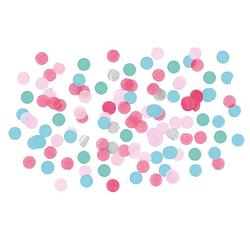Foto van Papier snippers blauw/mintgroen/roze/grijs 45 gram - confetti