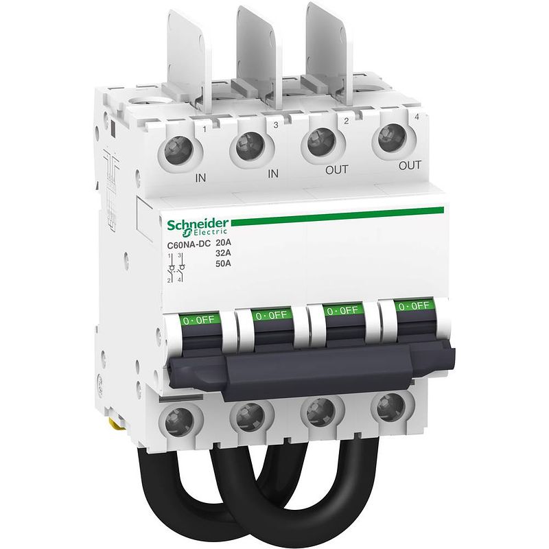 Foto van Schneider electric a9n61690 belastbare scheidingsschakelaar 50 a 1000 v