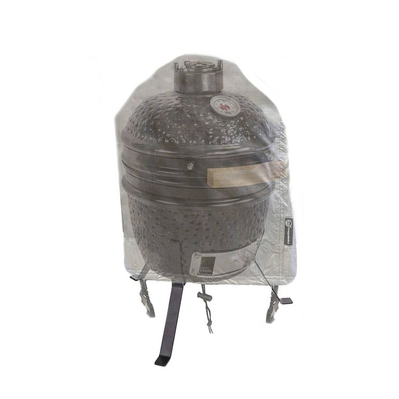 Foto van Cuhoc beschermhoes barbecue/bbq barbecuehoes voor de mini kamado landmann diamond label