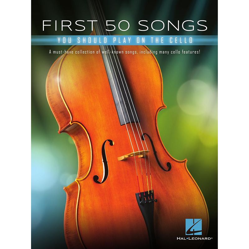 Foto van Hal leonard first 50 songs you should play on cello songboek voor cello