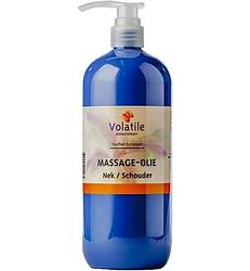Foto van Volatile massage olie nek en schouder 1l
