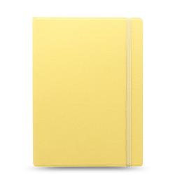 Foto van Filofax notitieboek classic pastel a4 papier/kunstleer geel