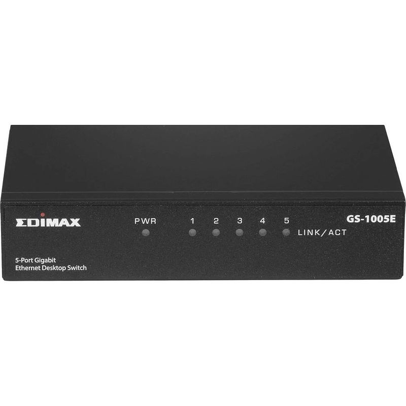 Foto van Edimax gs-1005e netwerk switch rj45 5 poorten 1 gbit/s