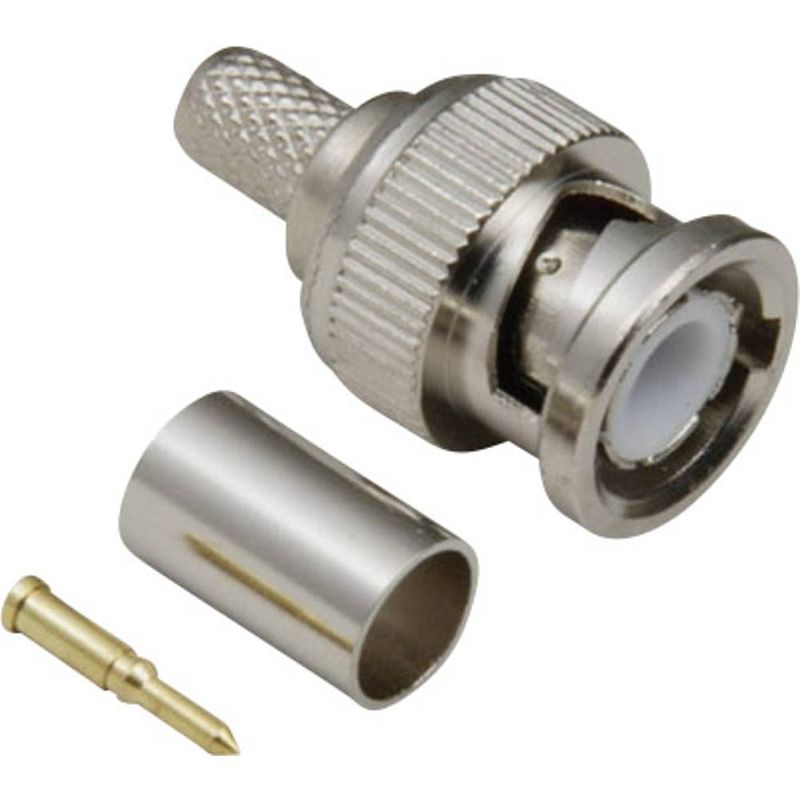 Foto van Tru components tc-2520046 bnc-connector stekker, recht 75 ω 50 stuk(s)