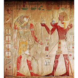 Foto van Dimex egypt painting vlies fotobehang 225x250cm 3-banen