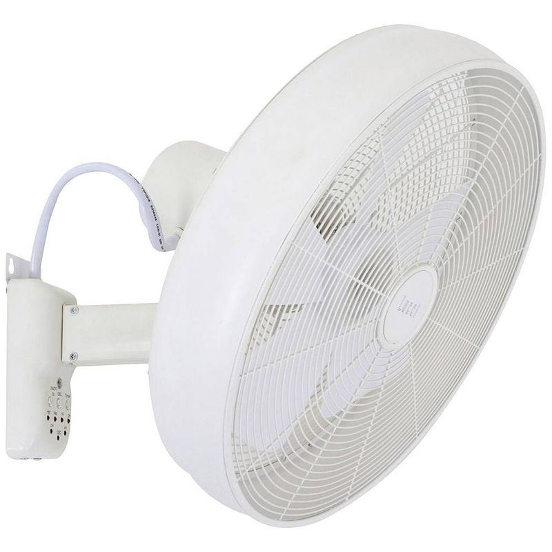 Foto van Lucci air breeze wandventilator (ø x h) 460 mm x 460 mm kleur behuizing: wit