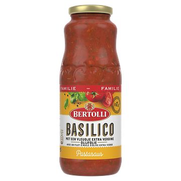 Foto van Bertolli pastasaus basilicum 690g bij jumbo