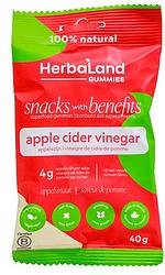 Foto van Herbaland gummies apple cider vinegar