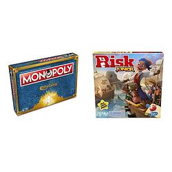 Foto van Spellenbundel - 2 stuks - monopoly efteling & risk junior
