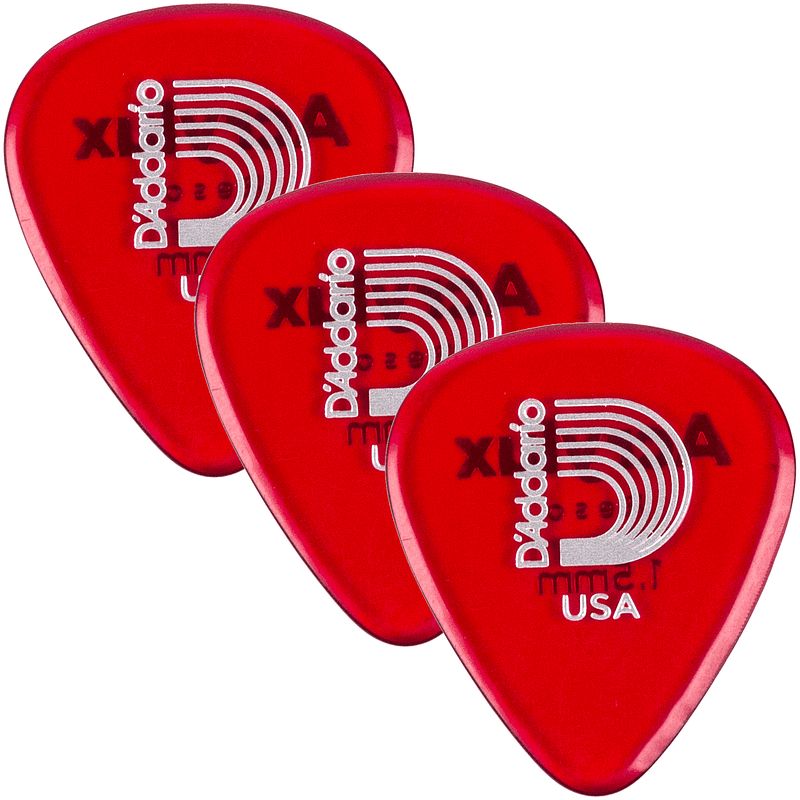 Foto van D'saddario acrylux reso standard 1.5mm 3-pack plectrumset