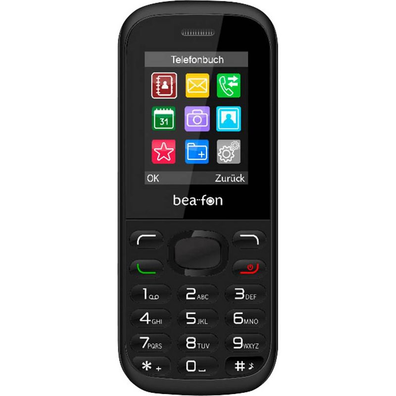 Foto van Beafon c70 dual-sim telefoon zwart