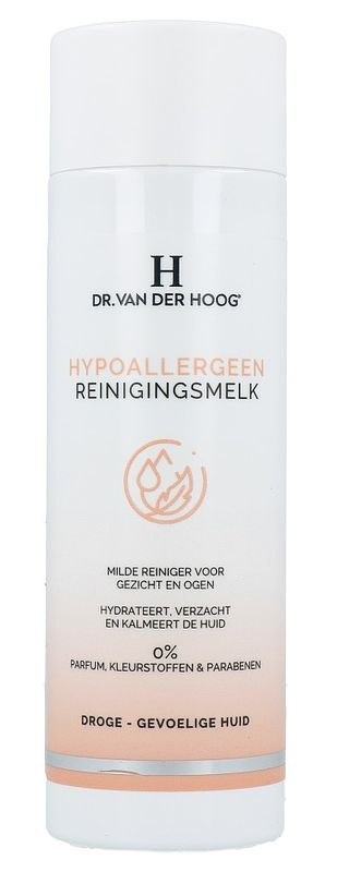 Foto van Dr. van der hoog reinigingsmelk hypoallergeen