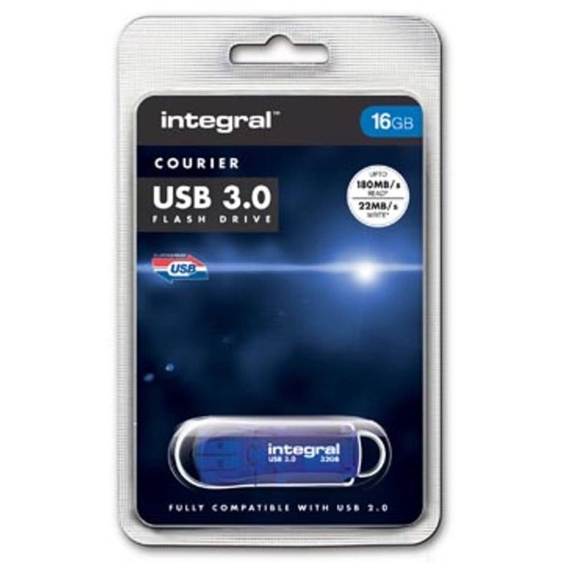 Foto van Integral courier usb stick 3.0, 16 gb