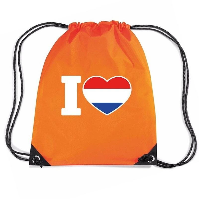 Foto van Oranje i love holland rugzak - rugzakken