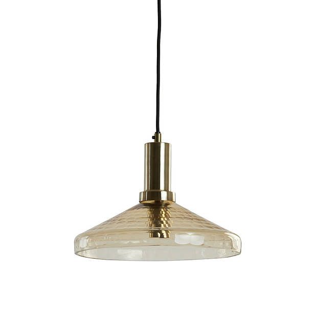 Foto van Light & living - hanglamp delilo - 30x30x21 - oranje