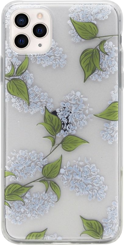 Foto van Bluebuilt blue garden soft case apple iphone 11 pro back cover transparant