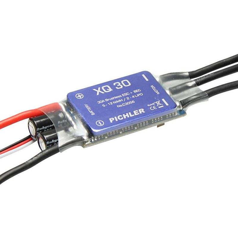 Foto van Pichler xq 30 brushless snelheidsregelaar voor rc vliegtuig belastbaarheid (max.): 40 a