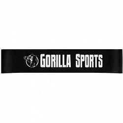 Foto van Gorilla sports fitnessband - zwart - 1,2 mm - weerstandsband - 35 lb - 15,8 kg