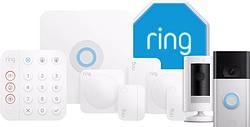 Foto van Ring alarm beveiligingsset 7-delig + sirene +  stick up cam battery + rvd (2nd gen)