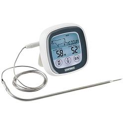 Foto van Leifheit 3223 keukenthermometer met touchscreen, met timer, kabelsensor