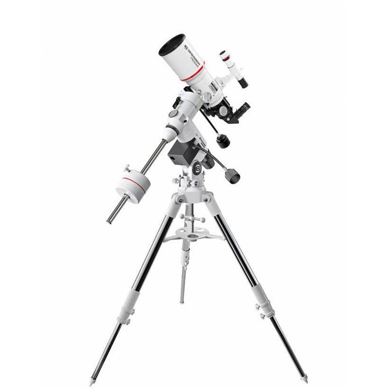 Foto van Bresser optik messier ar-102xs/460 exos-2/eq5 refractor-telescoop equatoriaal achromatisch vergroting 30 tot 200 x