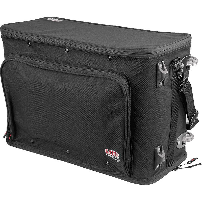 Foto van Gator cases gr-rackbag-3uw nylon doubledoor trolley-flightcase 3u