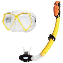 Foto van Intex snorkelset aviator pro swim set junior geel 2-delig