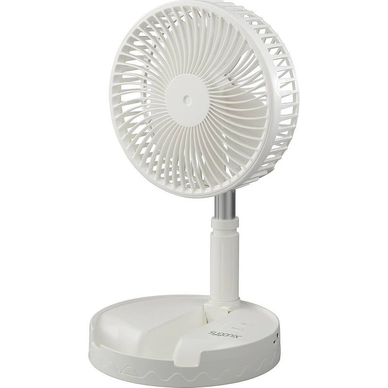 Foto van Sygonix tafelventilator 2.5 w (ø x h) 197 mm x 975 mm wit