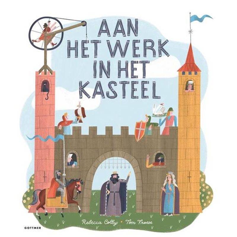 Foto van Aan het werk in het kasteel