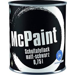 Foto van Mcpaint schoolbord krijtverf - zwart - krijtbordverf - 0,75 liter - schoolbord verf