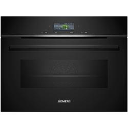 Foto van Siemens cm724g1b3 inbouw oven met magnetron zwart